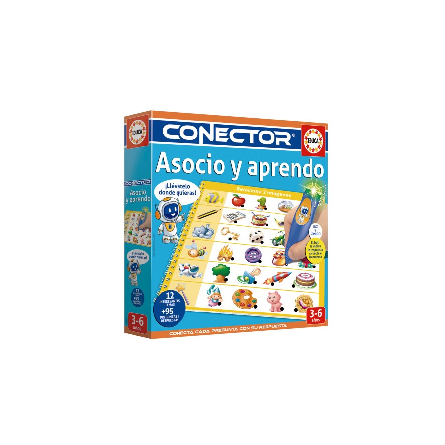 19780-JUEGO CONECTOR ASOCIO Y APRENDO EDUCA BORRAS 20084