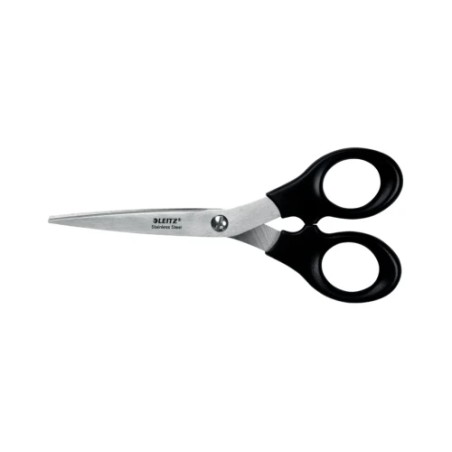 19822-TIJERAS ACERO INOXIDABLE 165 MM (BLISTER CARTON), NEGRO LEITZ 54230095