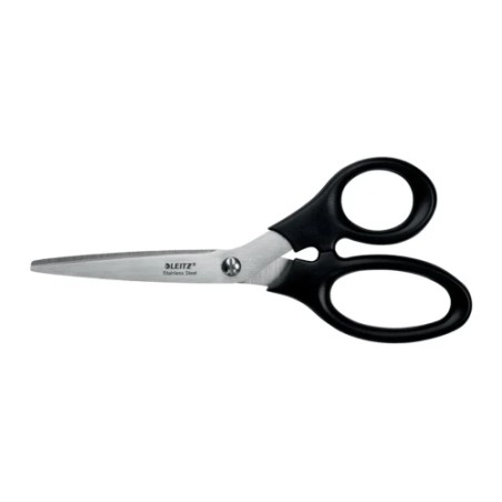19823-TIJERAS ACERO INOXIDABLE 185 MM (BLISTER CARTON), NEGRO LEITZ 54240095