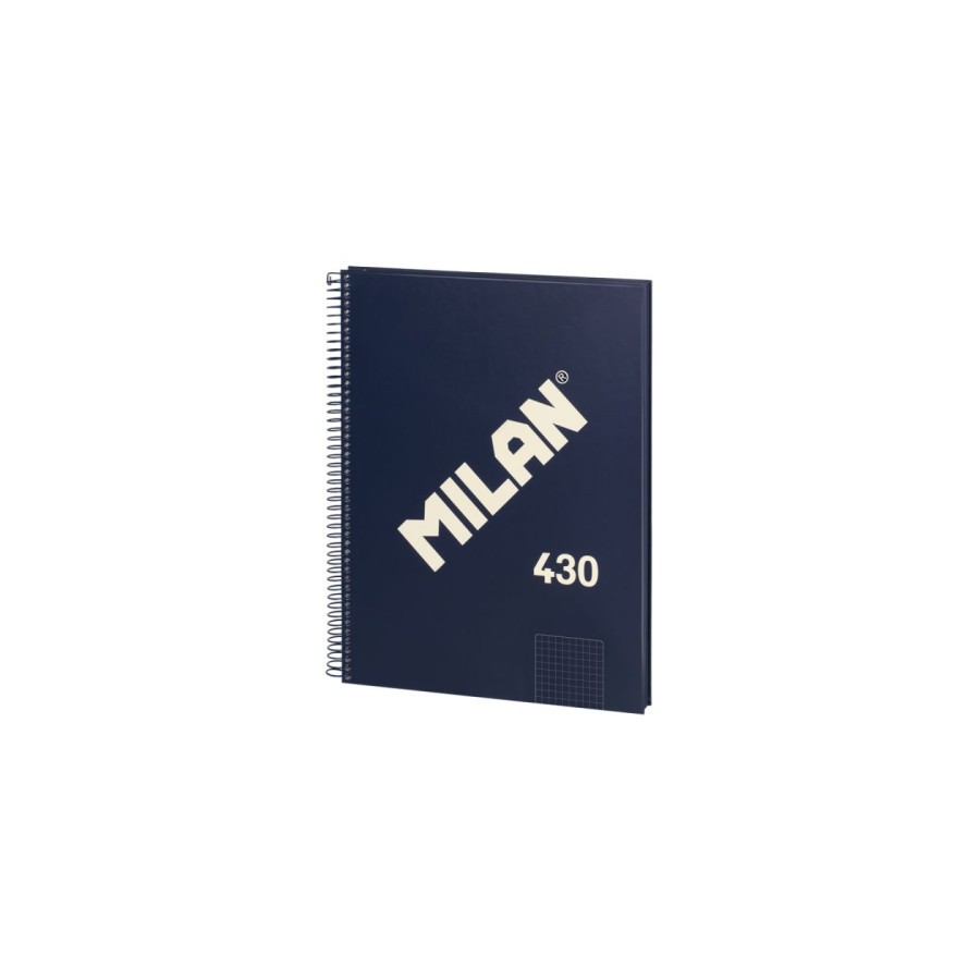 19838-LIBRETA CON ESPIRAL, PAPEL CUADRICULADO, 80 HOJAS A4, SERIE 1918, AZUL MILAN 57143E80B