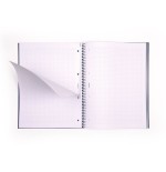 19841-LIBRETA CON ESPIRAL, PAPEL CUADRICULADO, 80 HOJAS A4, SERIE 1918, ROSA MILAN 57143E80P