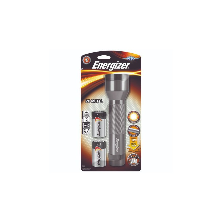 LINTERNA LED METAL 2D DISTANCIA 73 M. ENERGIZER E30069600