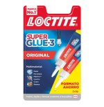 19905-LOCTITE SUPERGLUE-3 ORIGINAL DUO 2X3 BL 3GR+3GR LOCTITE 2640781