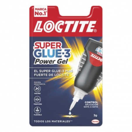 19909-LOCTITE SUPERGLUE-3 CONTROL POWER GEL BL 3 GR LOCTITE 2641843