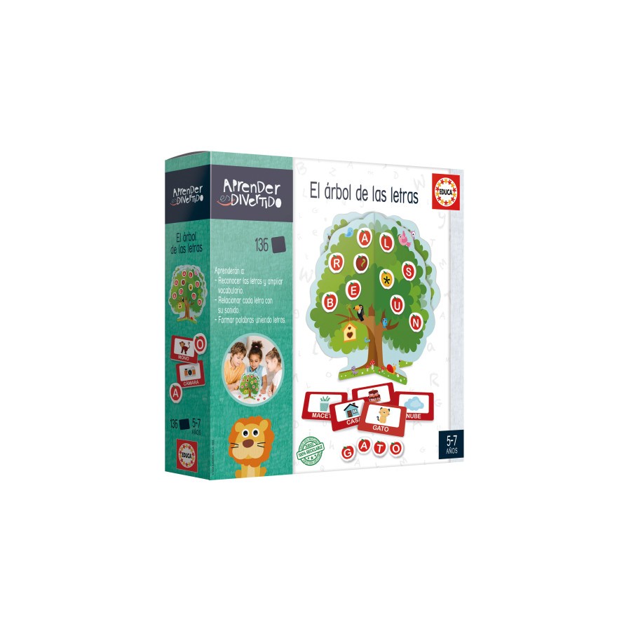 20023-JUEGO EL ARBOL DE LAS LETRAS (COL. APRENDER ES DIVERTIDO) EDUCA BORRAS 20111 EDUCA