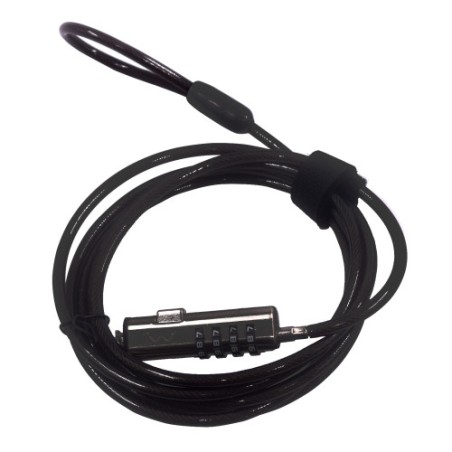 20042-Ewent EW1238 cable antirrobo Negro 1,8 m