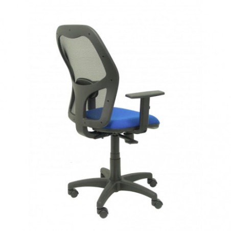 2005-SILLA MODELO ALOCEN MALLA NEGRA BRAZO REGULABLE ASIENTO BALI AZUL PIQUERAS Y CRESPO 345SNB229B10