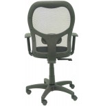 2007-SILLA MODELO ALOCEN MALLA NEGRA BRAZO REGULABLE ASIENTO BALI NEGRO PIQUERAS Y CRESPO 345SNBALI840B10