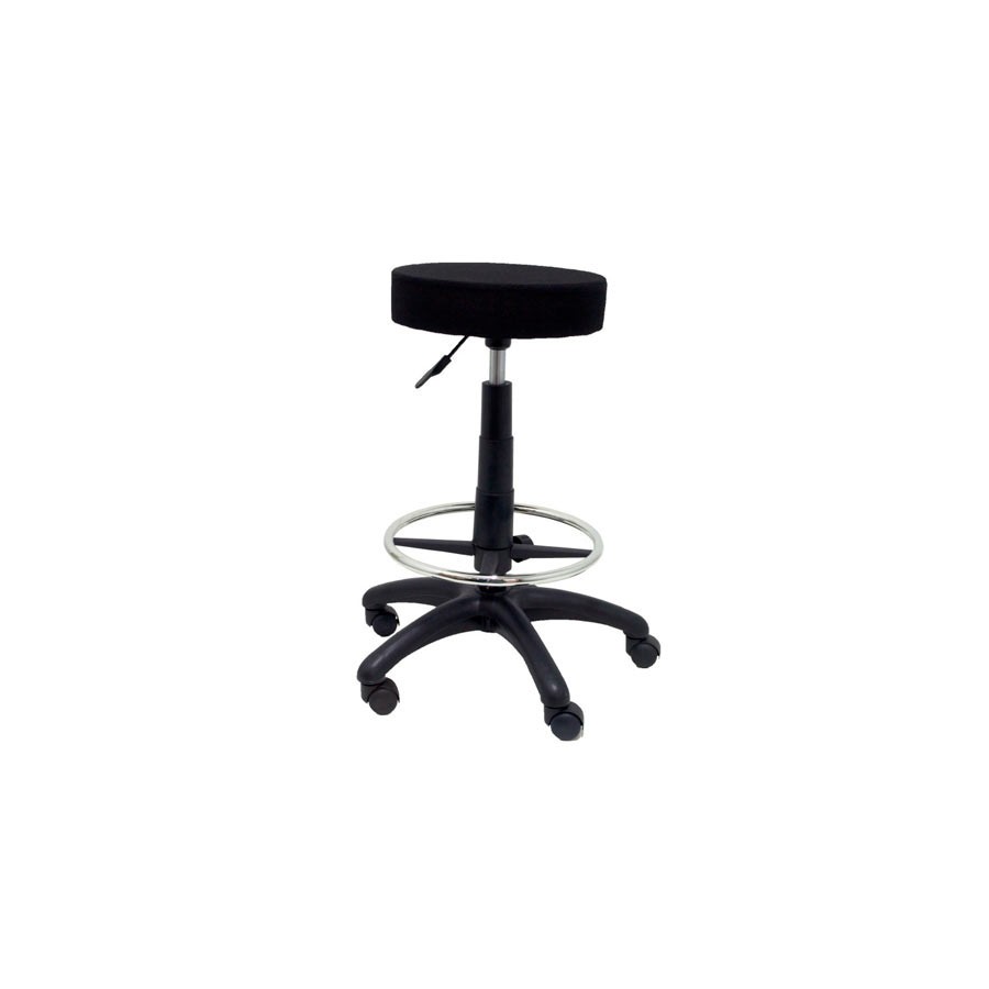 202-TABURETE MODELO TOLOSA ELEVACION A GAS NEGRO PIQUERAS Y CRESPO T10ARAN840