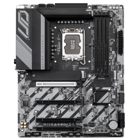 GIGABYTE Placa base Z890 UD WIFI6E - Compatible con CPUs Intel Core Ultra (Serie 2), VRM de 12+1+2 fases, hasta 8800MHz DDR5 (OC