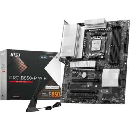 20240-PLACA MSI PRO B850-P WIFI,AMD,AM5,B850,4DDR5,256GB,WIFI,ATX