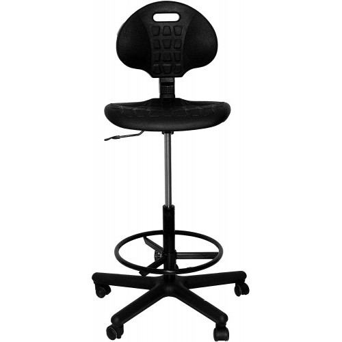 2026-TABURETE MODELO PATERNA POLIURETANO NEGRO PIQUERAS Y CRESPO T31