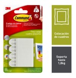 20280-BLISTER TIRAS ADHESIVAS PEQUENAS PARA CUADROS HASTA 1,8KG COMMAND 17202 3M 7100127222