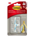 20286-BLISTER 4 GANCHOS ADHESIVOS ACERO INOXIDABLE PEQUENOS HASTA 225G COMMAND 17031SS 3M 7100191643