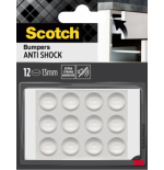 20304-BLISTER 12 TOPES ADHESIVOS ANTIGOLPES 13MM DIAMETRO TRANSPARENTES SP91A59 SCOTCH 7100309740