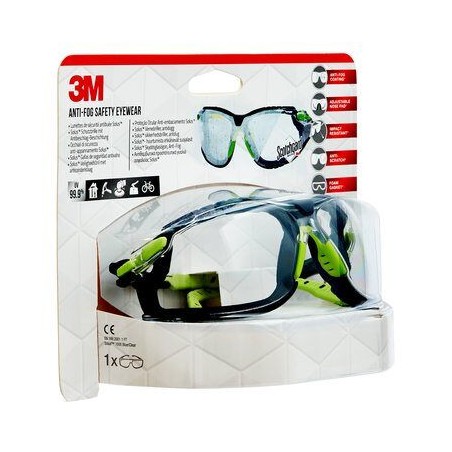 20307-GAFAS DE SEGURIDAD ANTIVAHO SOLUS 1000 S1CG-1 3M 7100331526