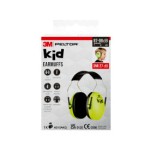 20326-CASCOS OREJERAS ACOLCHADAS CON DIADEMA PROTECCION AUDITIVA INFANTIL PELTOR H510AKG-1 VERDE NEON SNR-27DB 3M 710033