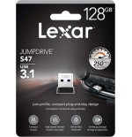 Lexar JumpDrive S47 unidad flash USB 128 GB USB tipo A 3.2 Gen 1 (3.1 Gen 1) Negro