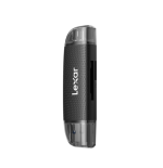 LEXAR DUAL SLOT USB-A/C  MICROSD CARD USB 3.1 READER, SUPPORTS MICROSD AND SD CARDS