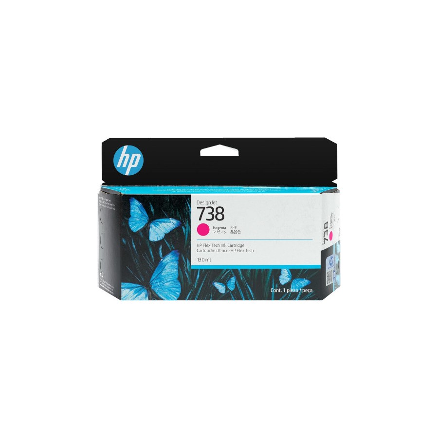 20466-HP DESIGNJET 738 CARTUCHO MAGENTA 130ML