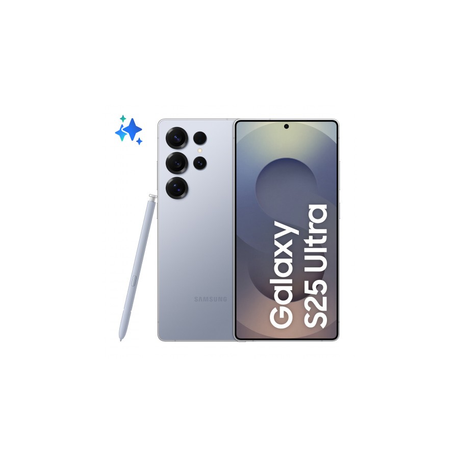 20482-Samsung Galaxy S25 Ultra 17,5 cm (6.9") SIM doble Android 15 5G USB Tipo C 12 GB 256 GB 5000 mAh Azul, Plata