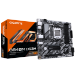 20510-GIGABYTE B840M DS3H Placa base - Procesadores AMD Ryzen 9000, VRM de 8+2+2 fases, hasta 8200 MHz DDR5, 2xPCIe 4.0