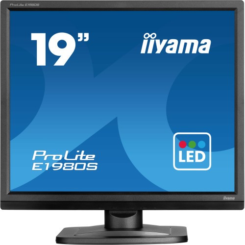 20525-iiyama ProLite E1980S-B1 pantalla para PC 48,3 cm (19") 1280 x 1024 Pixeles VGA LED Negro