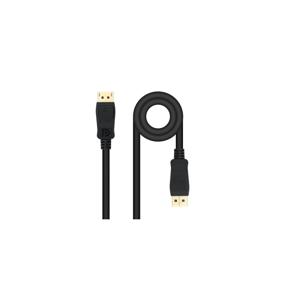 Nanocable Cable DisplayPort 1.4, DP/M - DP/M, Negro, 1 m