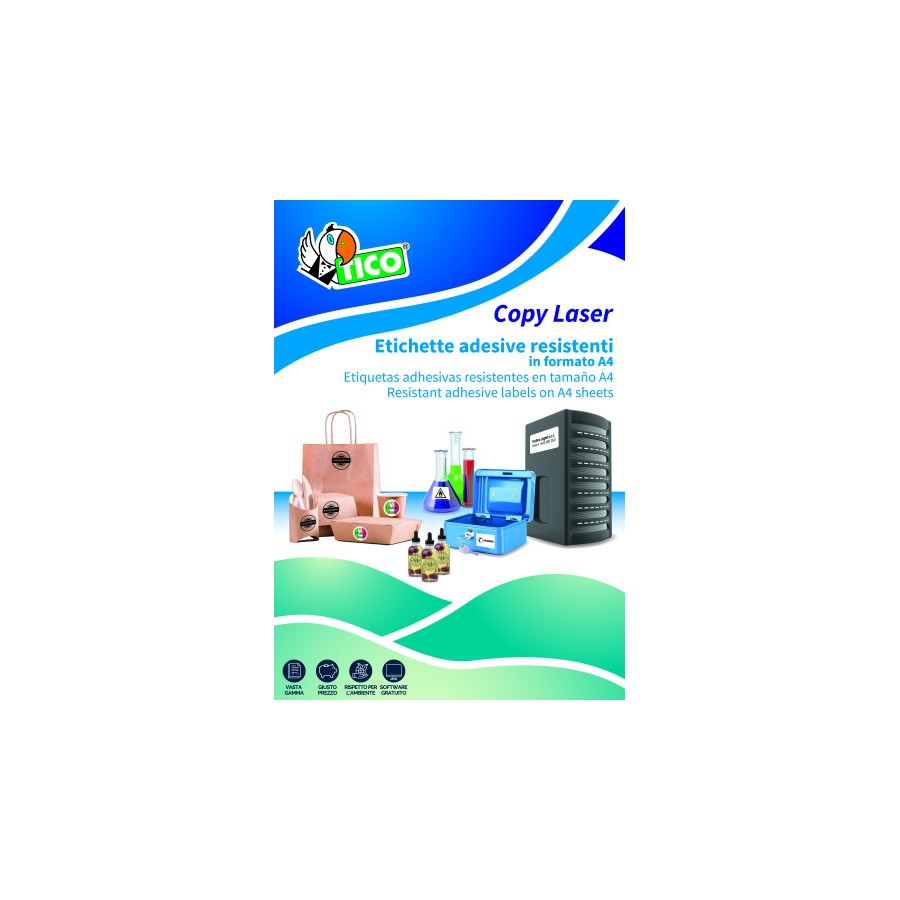 CAJA 100 HOJAS ETIQUETAS TRANSPARENTES BRILLANTES REDONDAS 25MM DIAMETRO PARA LASER COLOR TICO PC4-25