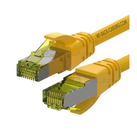 20683-WP WPC-PAT-6ASF002 cable de red Amarillo 0,2 m Cat6a S/FTP (S-STP)