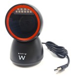 20701-Ewent EW3450 lector de codigo de barras Lector de codigos de barras fijo 1D/2D CMOS Negro