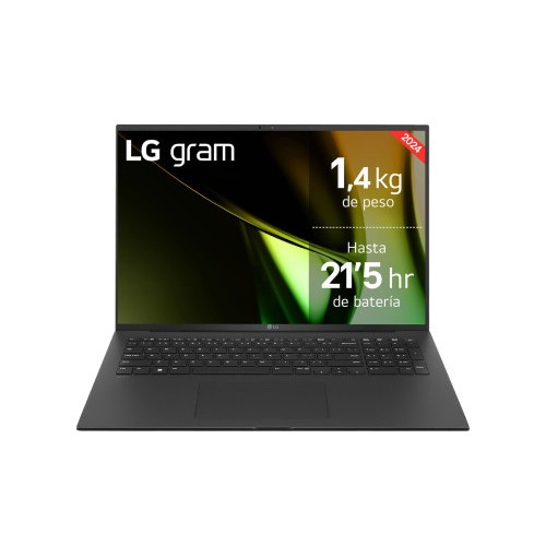 LG 17Z90S Intel Core Ultra 7 155H Portatil 43,2 cm (17") WQXGA 16 GB LPDDR5-SDRAM 1 TB SSD Wi-Fi 6E (802.11ax) Windows 11 Home G