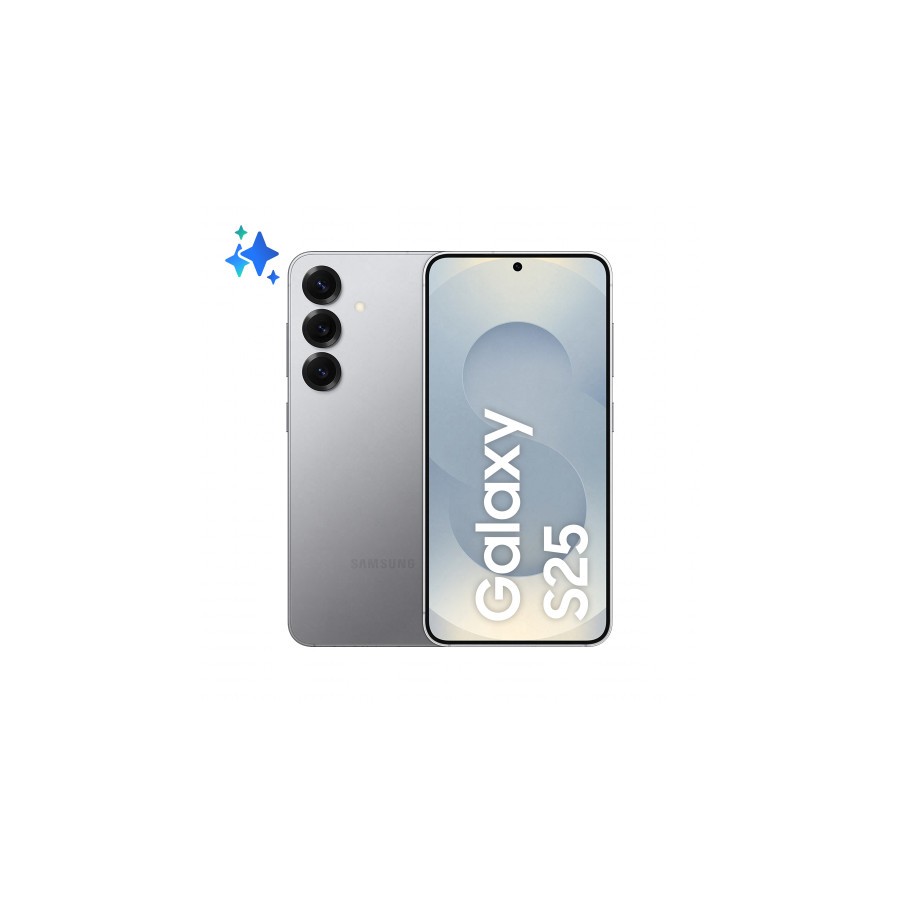 20732-Samsung Galaxy S25 15,8 cm (6.2") SIM doble Android 15 5G USB Tipo C 12 GB 512 GB 4000 mAh Plata