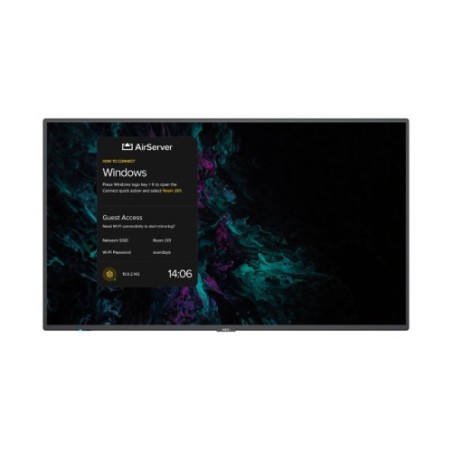 20801-NEC MultiSync M981 AirServer Pantalla plana para senalizacion digital 2,49 m (98") LCD 500 cd / m2 4K Ultra HD Neg
