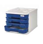 2081-MODULO DE 4 CAJONES POLIESTIRENO AZUL FAIBO 1000M-07