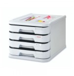 2082-MODULO DE 4 CAJONES POLIESTIRENO GRIS FAIBO 1000M-08