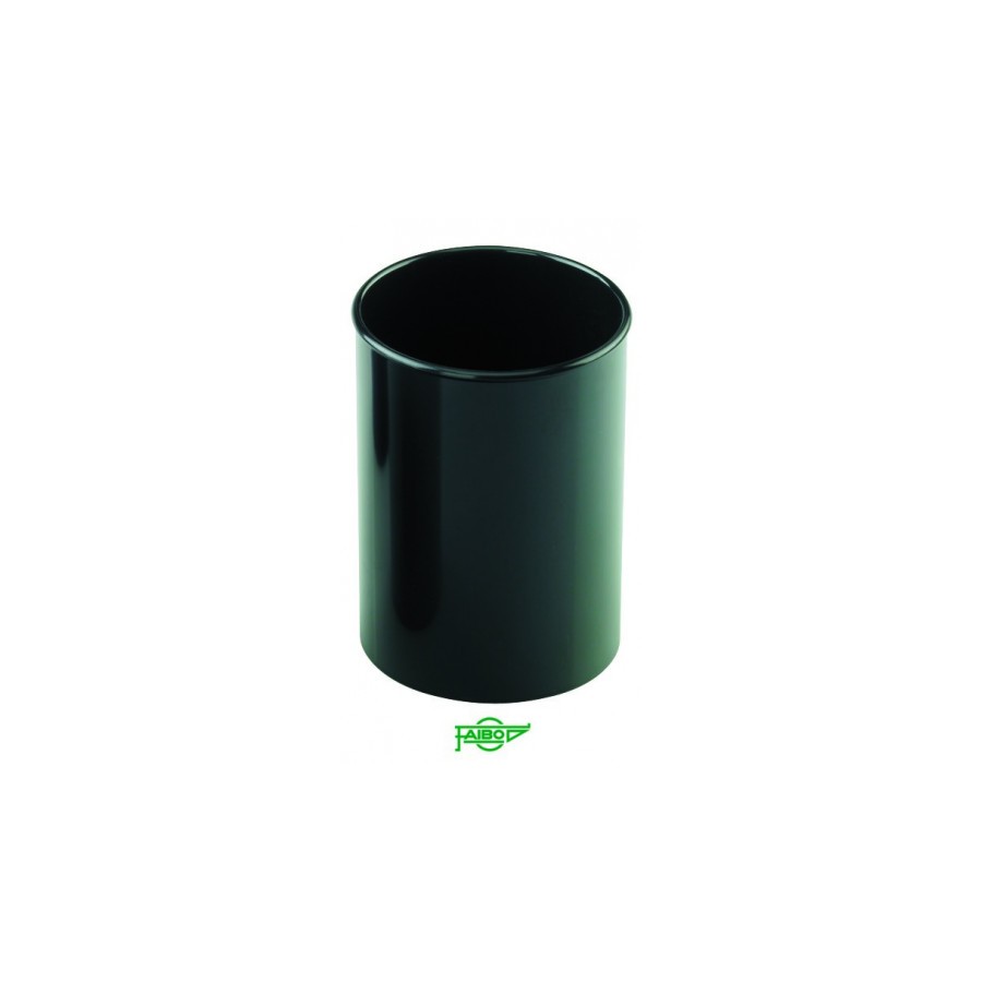 2090-CUBILETE DE PLASTICO 78 MM. DIAMETRO X 100 MM. ALTO OPACO NEGRO FAIBO 205-02