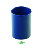 2092-CUBILETE DE PLASTICO 78 MM. DIAMETRO X 100 MM. ALTO OPACO AZUL FAIBO 205-07