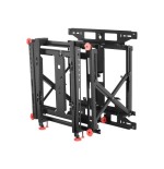 20963-Peerless DS-VW775-QR soporte para pantalla de senalizacion 152,4 cm (60") Negro