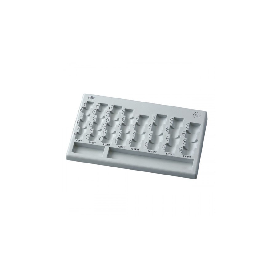 2102-CLASIFICADOR DE EUROS 310X185X30MM. GRIS FAIBO 181-08