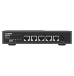 21183-QNAP QSW-3205-5T switch No administrado 10G Ethernet (100/1000/10000) Escritorio Negro