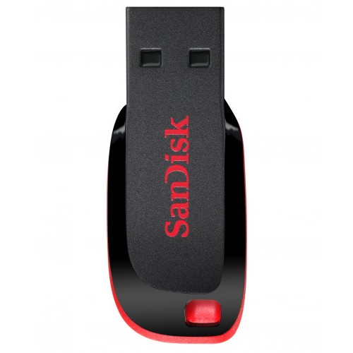 21208-Sandisk Cruzer Blade unidad flash USB 64 GB USB tipo A 2.0 Negro, Rojo