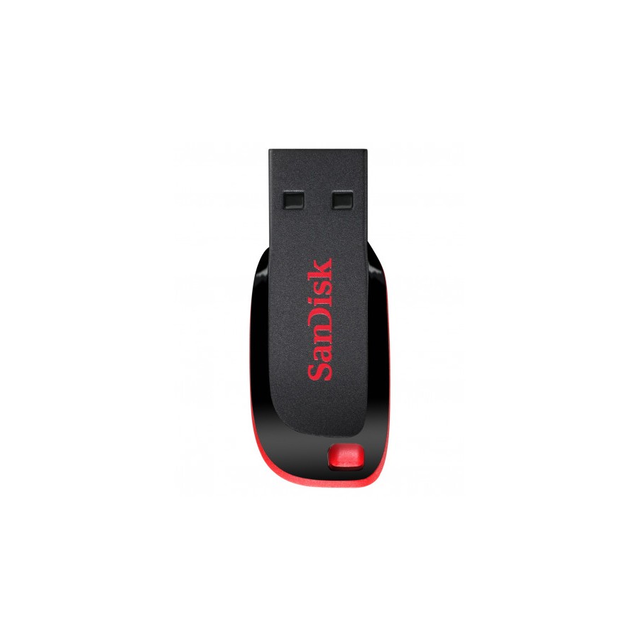 21218-Sandisk Cruzer Blade unidad flash USB 128 GB USB tipo A 2.0 Negro, Rojo