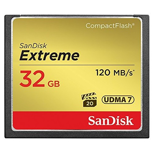 Sandisk 32GB Extreme memoria flash CompactFlash