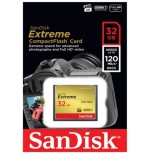Sandisk 32GB Extreme memoria flash CompactFlash