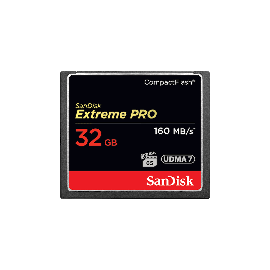 Sandisk 32GB Extreme Pro CF 160MB/s memoria flash CompactFlash