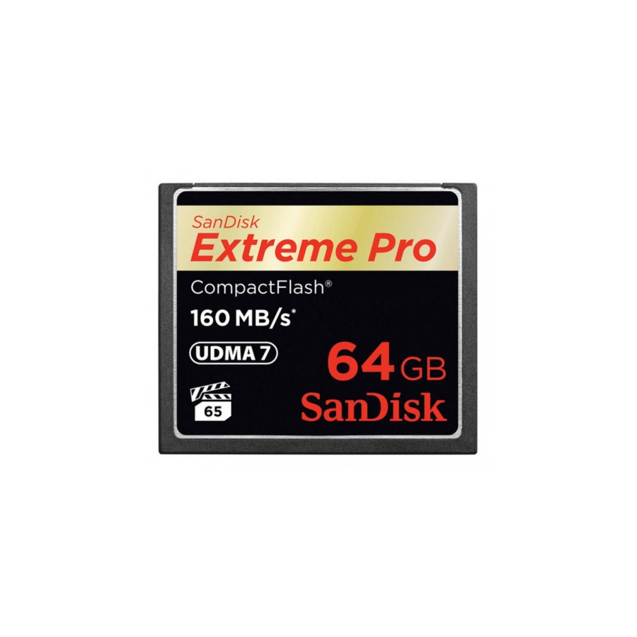 Sandisk 64GB Extreme Pro CF 160MB/s memoria flash CompactFlash