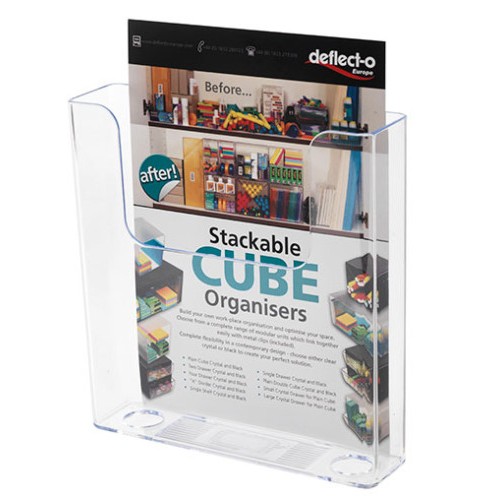 2127-Deflecto 76301 estanteria para libros 1 estanterias Transparente