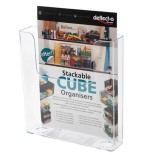 2127-Deflecto 76301 estanteria para libros 1 estanterias Transparente