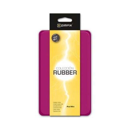 21357-Zimax Funda Tablet iPad MINI 3 RUBBER. Violeta